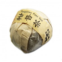 Шу Пуэр в мандарине 桔普 GF Tea Co.