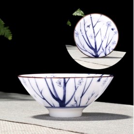 Пиала "Дерево" из тонкостенного фарфора BAOLIN 100 мл.