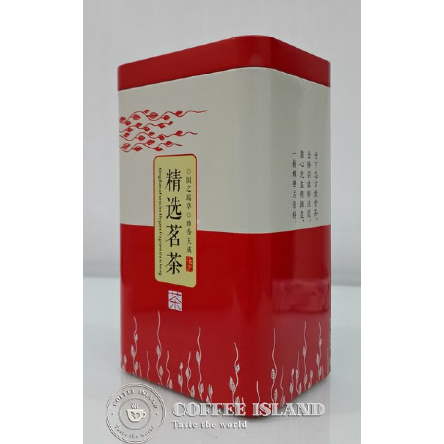 Подарочная жестяная банка для хранения чая. Подарочная жестяная банка для хранения чая.