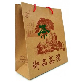 Красивый подарочный  бумажный пакет "Чайное дерево"