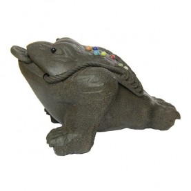 Игрушка для чайной церемонии жаба с монеткой