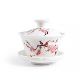 ГАЙВАНЬ 蓋碗 ЦВЕТЫ И ПТИЦЫ 90 МЛ