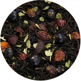 ЧЕРНЫЙ ЧАЙ СО СМОРОДИНОЙ 50 гр