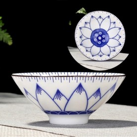 Пиала "Лотос" из тонкостенного фарфора BAOLIN 100 мл.