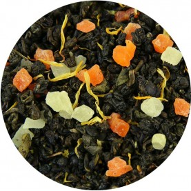 ЗЕЛЕНЫЙ ЧАЙ МАНГО СО СЛИВКАМИ